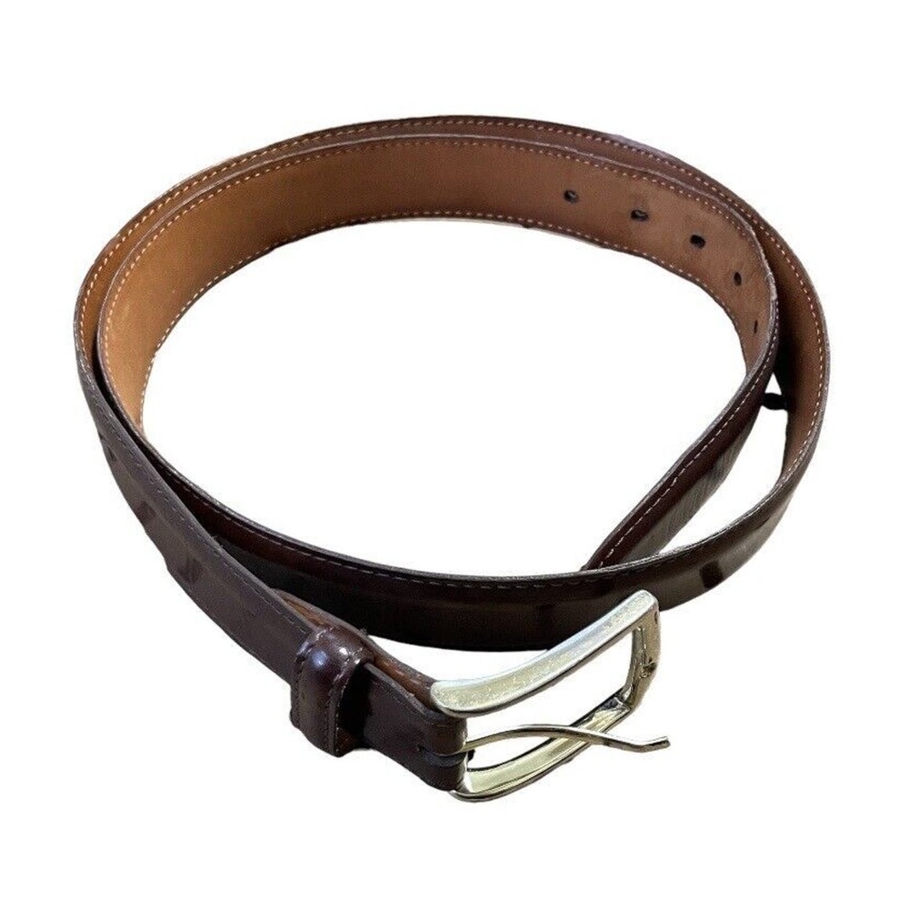 Martin Dingham Countrywork Coachman Handmade Leather Belt Brown 38/95 Men